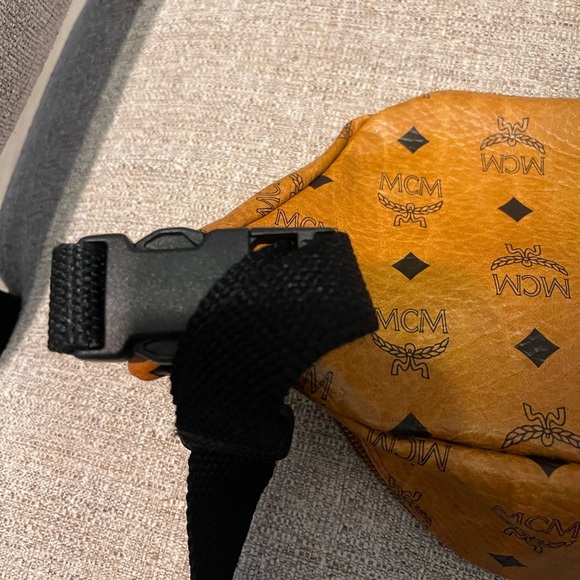 MCM Tan Leather Belt Bag - Picture 4 of 6